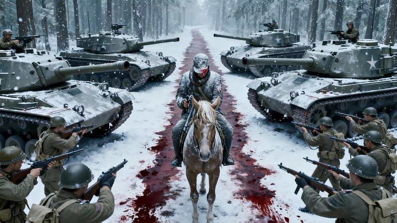 Intense war film: Unit wiped out, lone soldier fights enemy tank forces to the end