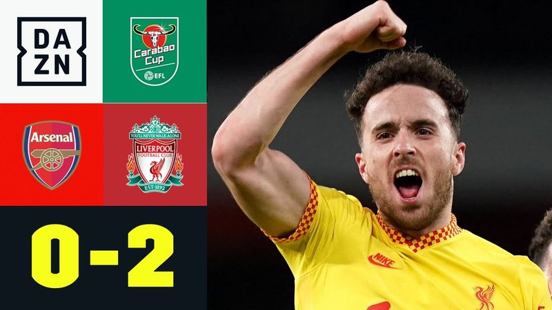 Doppelter Jota beschert Klopp Finale gegen Tuchel: Arsenal - Liverpool 0:2 | Carabao Cup | DAZN