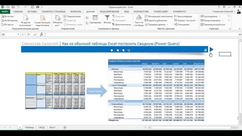 Таблицы Excel: Из простых в СВОДНЫЕ