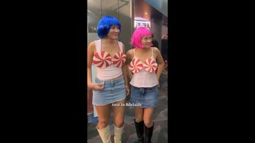 Katy Perry fans show off their costumes for her Lifetimes tour