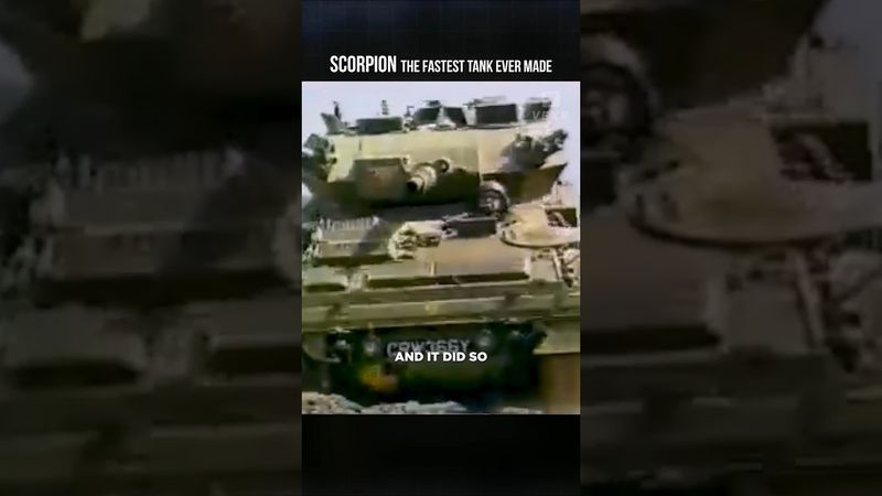 Le char le plus rapide jamais conçu : « Scorpion »