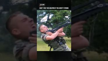 Não dispare esta arma se você não for forte