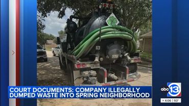 Company illegally dumps waste into Spring neighborhood drain, court docs show