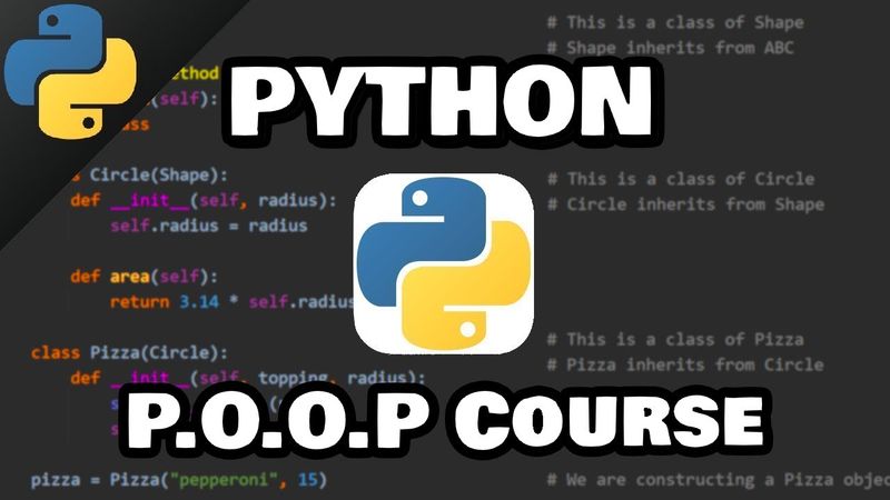 Python Object Oriented Programming Full Course 🐍