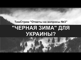 "ЧЕРНАЯ ЗИМА" ДЛЯ УКРАИНЫ? Из ТимСтрим "Ответы на вопросы №3"