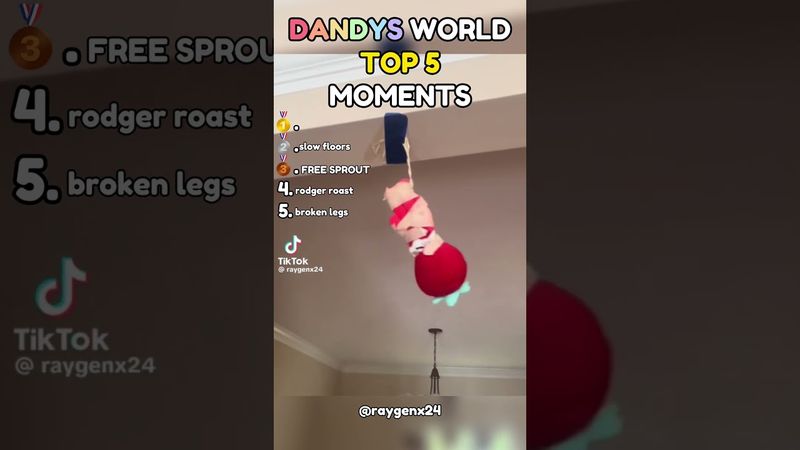 Top 5 Moments #66 | Dandy’s World #roblox #dandysworld #dandysworldroblox #dandysworldmeme