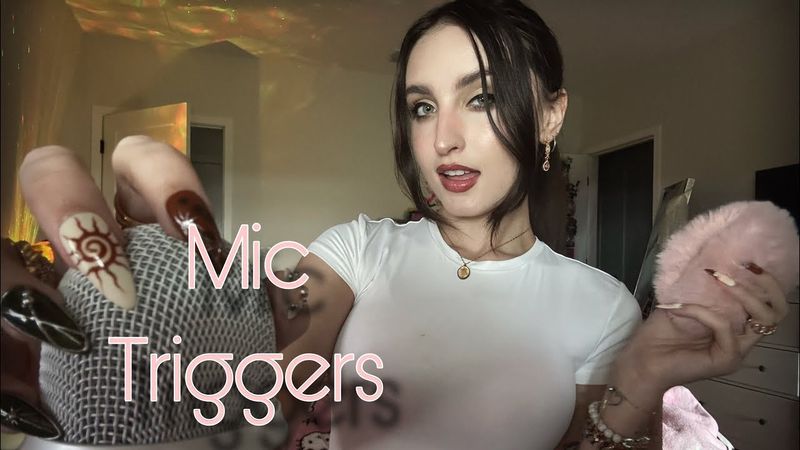 ASMR | Blue Yeti Mic Triggers (Mic Scratching, Fast Mouth Sounds, Long Nail Tapping)