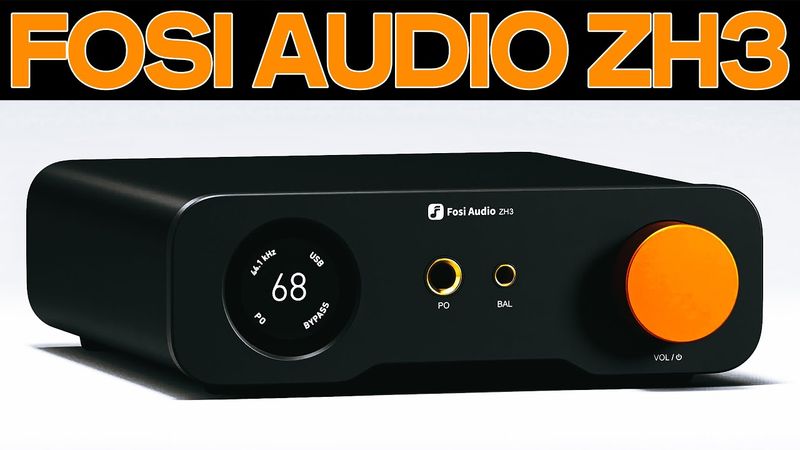 FOSI AUDIO ZH3 - A versatile Hi-Fi combine with amazing sound on AKM4493SEQ!