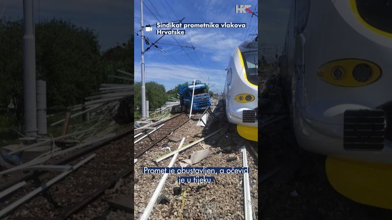 Teška nesreća u Donjim Andrijevcima: vlak naletio na kamion, jedna osoba poginula