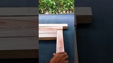 cara cepat membuat pola sudut untuk bingkai persegi #woodworking #carpentry