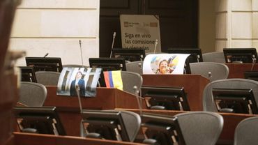 Colombian Congress prepares for arrival of body of presidential candidate after death | AFP