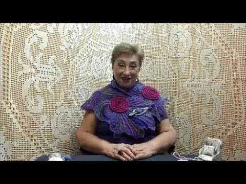 Фриформ. Шарф "Шиповник". Мастер-класс по вязанию крючком от О. С. Литвиной.