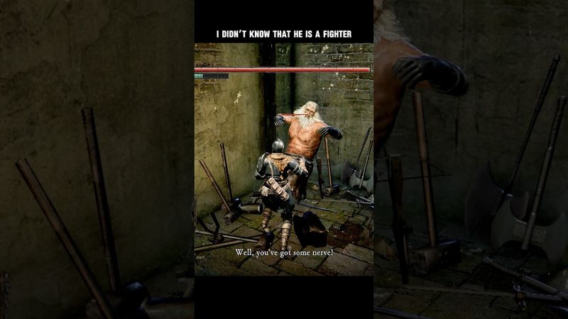 I didn’t know That he Is a Fighter #darksouls