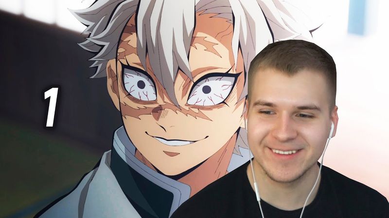 Реакция 1 серия 👺 Клинок, Рассекающий Демонов: Тренировка Хашира