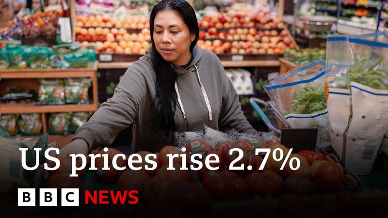 US inflation rises as tariffs push up prices |  BBC News