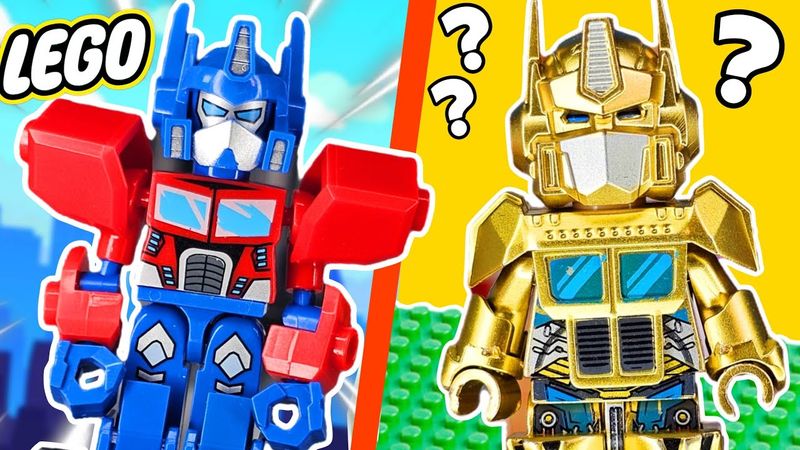 I built EVERY TRANSFORMERS AUTOBOT in LEGO...