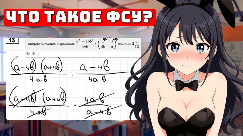 Что такое Формулы сокращенного умножения? Для Чайников, Урок 12