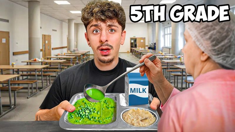 I Ate School Lunch From Every Grade For 24 Hours