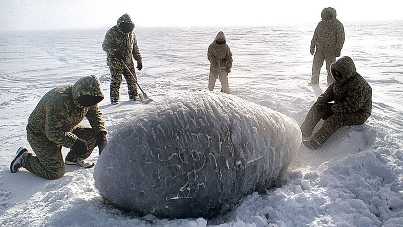 Таинственное гигантское яйцо найдено в Антарктиде спустя 66 миллионов лет