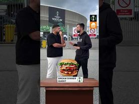 You can pick any footballer to have dinner with, who would it be and what would you cook? 👀🍔