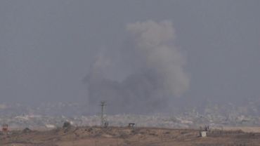 Smoke rises over central Gaza amid Israeli operations | AFP