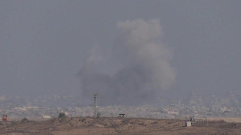 Smoke rises over central Gaza amid Israeli operations | AFP