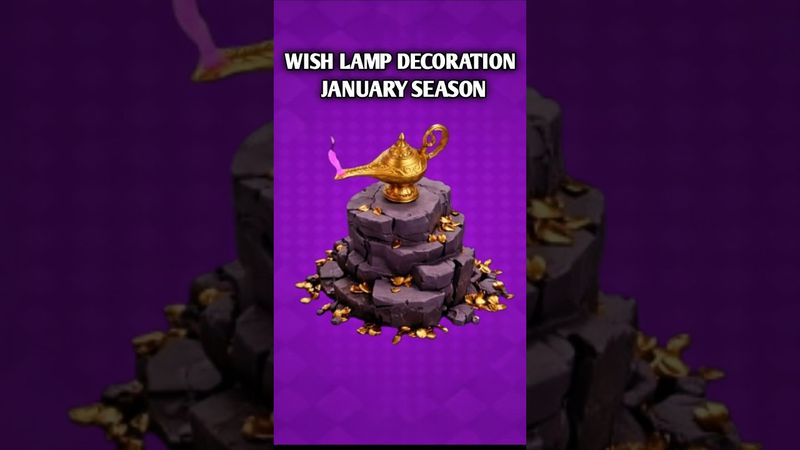 Wish Lamp Decoration In Equipment Blast Event In Clash of Clans 🧞‍♂️🧙🏻‍♂️ ||#shorts#coc#clashofclans
