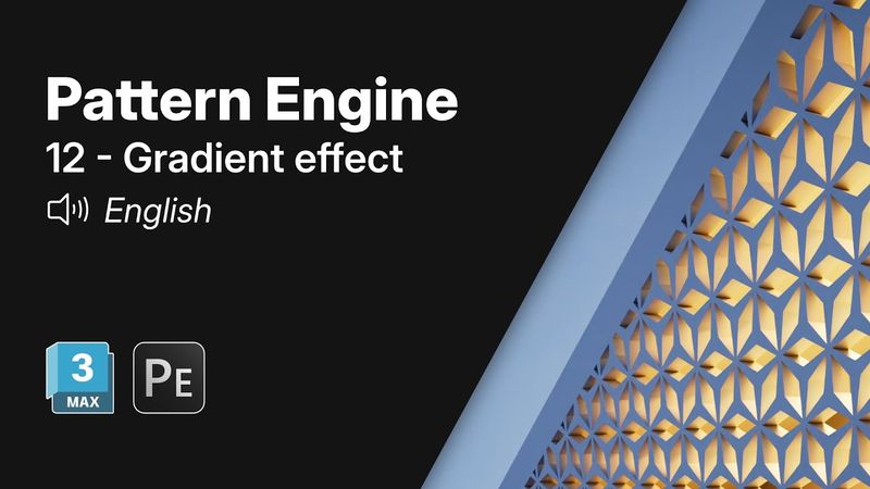 Getting Started with Pattern Engine for 3ds Max | 12 - Gradient Effect