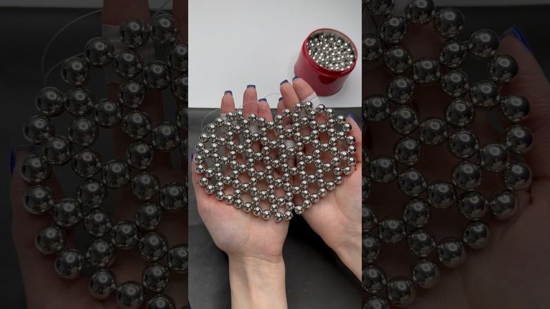 МК сумка-сердце из бусин // DIY beaded bag #fyp #handmade