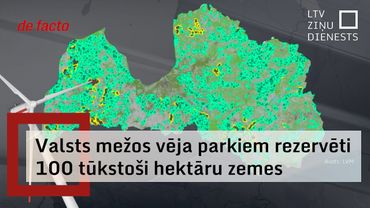 Valsts mežos vēja parkiem rezervēti 100 tūkstoši hektāru
