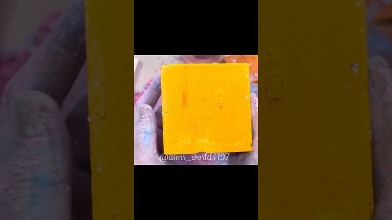 Butter Block #relax #oddlysatisfying #satisfying #soap #slime #dyedgymchalk #gymchalkasmr #asmr
