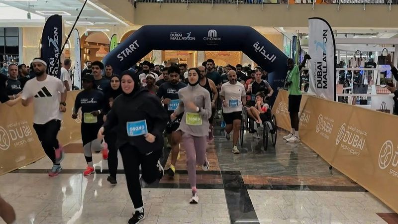 As temperatures touch 50C, Dubai runners turn to indoor races | AFP