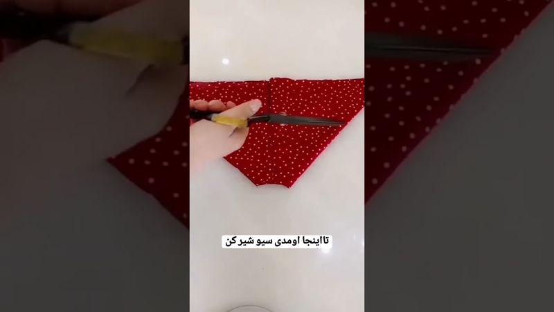 حتی اگه هیچی بلد نیستی میتونی بدوزی #خیاطی #آموزش_خیاطی #آموزش #crafts #sew #tips #sewing #tricks