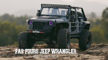 RC Jeep 4x4 Off Road | TRX-4 | FAB FOURS WRANGLER |  E3S-RC