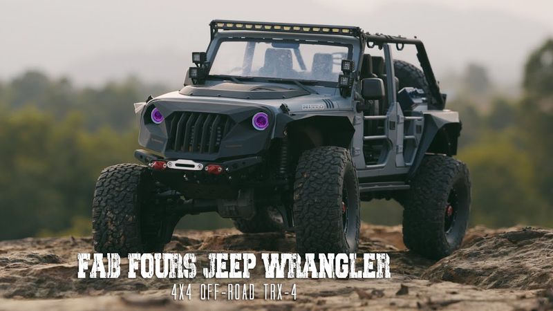 RC Jeep 4x4 Off Road | TRX-4 | FAB FOURS WRANGLER |  E3S-RC