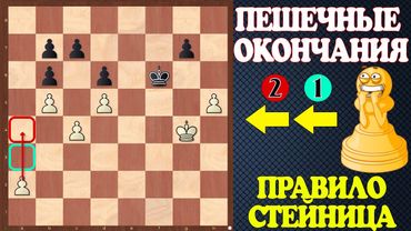 Шахматы. Учебник эндшпиля №24. Пешечные окончания. Правило Стейница