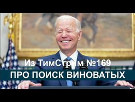 ПРО ПОИСК ВИНОВАТЫХ. Из ТимСтрим №169