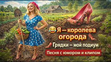 😂🍅 Я — королева огорода | 👠 Грядки — мой подиум | Песня с юмором и клипом