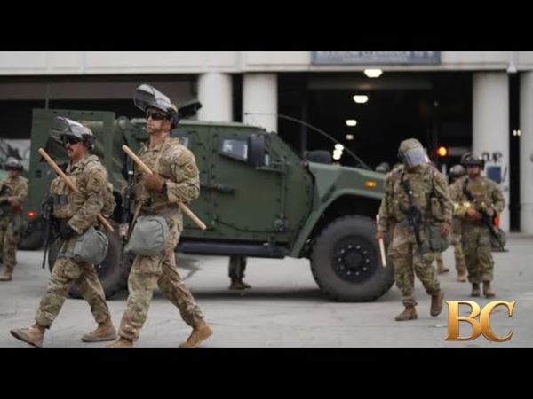 Protests intensify in Los Angeles after Trump deploys hundreds of National Guard troops