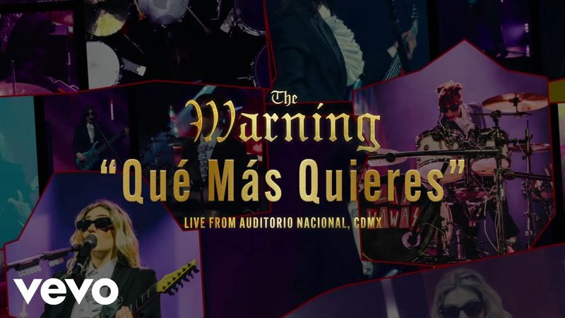 The Warning - Qué Más Quieres (Live From Auditorio Nacional, CDMX) (Visualizer)