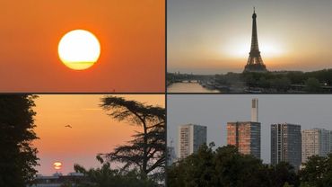 Sun rises over Paris amid soaring temperatures | AFP