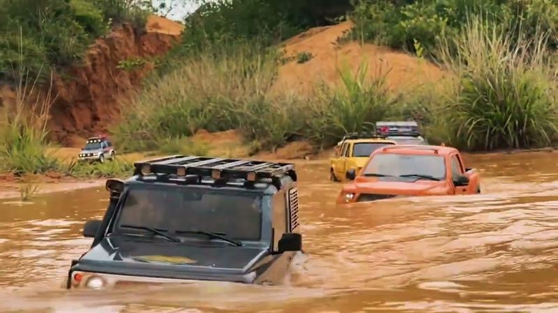 1/10 Scale Rc Crawler Mud & Water Adventure TOUR - 2022