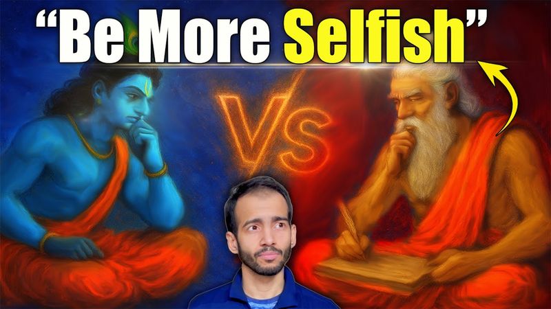 Vedas VS Gita — Be Selfish to End Stress