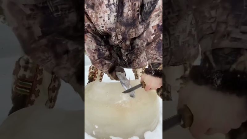 Рыбалка на севере в мороз -50❄️ рыбалка на мордушку. Ханты. Жизнь