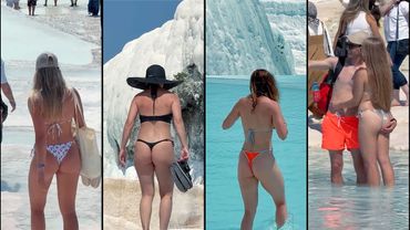 Crazy Pamukkale Thermal Pool Moments | Ultimate Relaxation & Hidden Gems 🌊