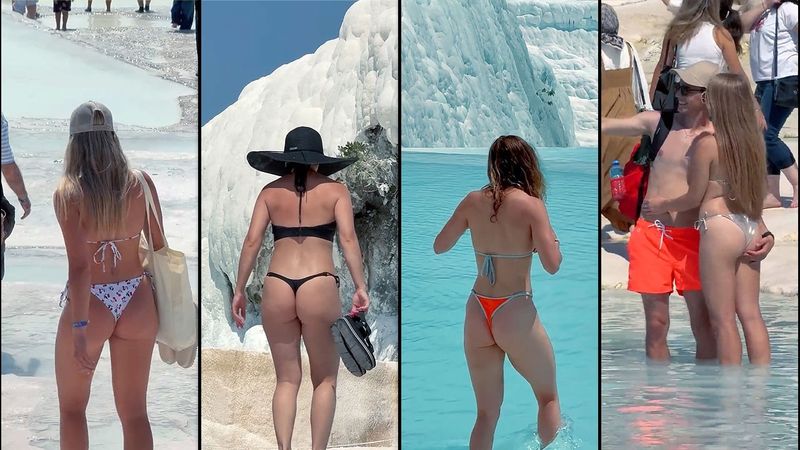 Crazy Pamukkale Thermal Pool Moments | Ultimate Relaxation & Hidden Gems 🌊