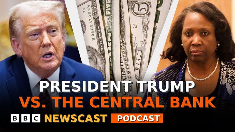 Why are President Trump and a Federal Reserve governor in a legal battle? | BBC Newscast