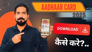 Aadhar Card Kaise Download Kare Mobile se 2025 | PDF Password | New Aadhar App | आधार कार्ड डाउनलोड