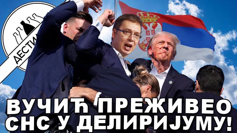 U atentatu na Aleksaнdra Vučića ranjen Donald Tramp! - InfoDestilerija
