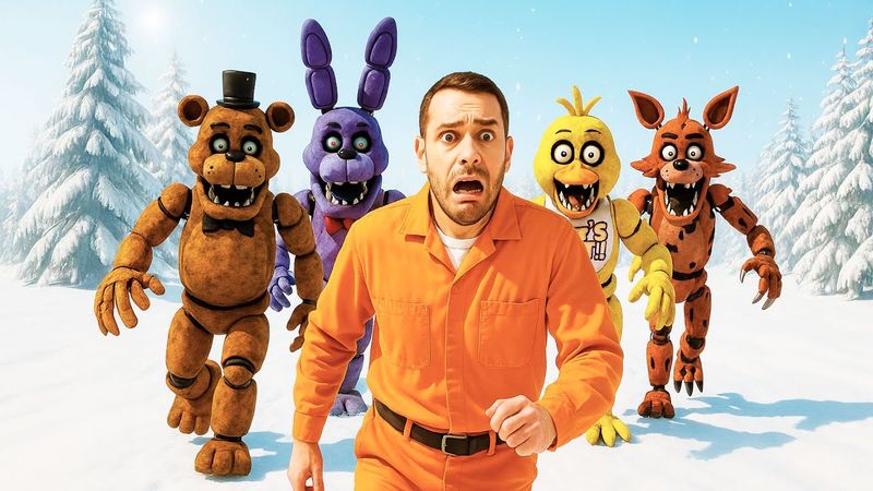 АНІМАТРОНІКИ ГАНЯЮТЬСЯ ЗА НАМИ КРУТОЮ РЕЖИМ У ГАРРИС МОД FNAF GMOD Garry's Mod